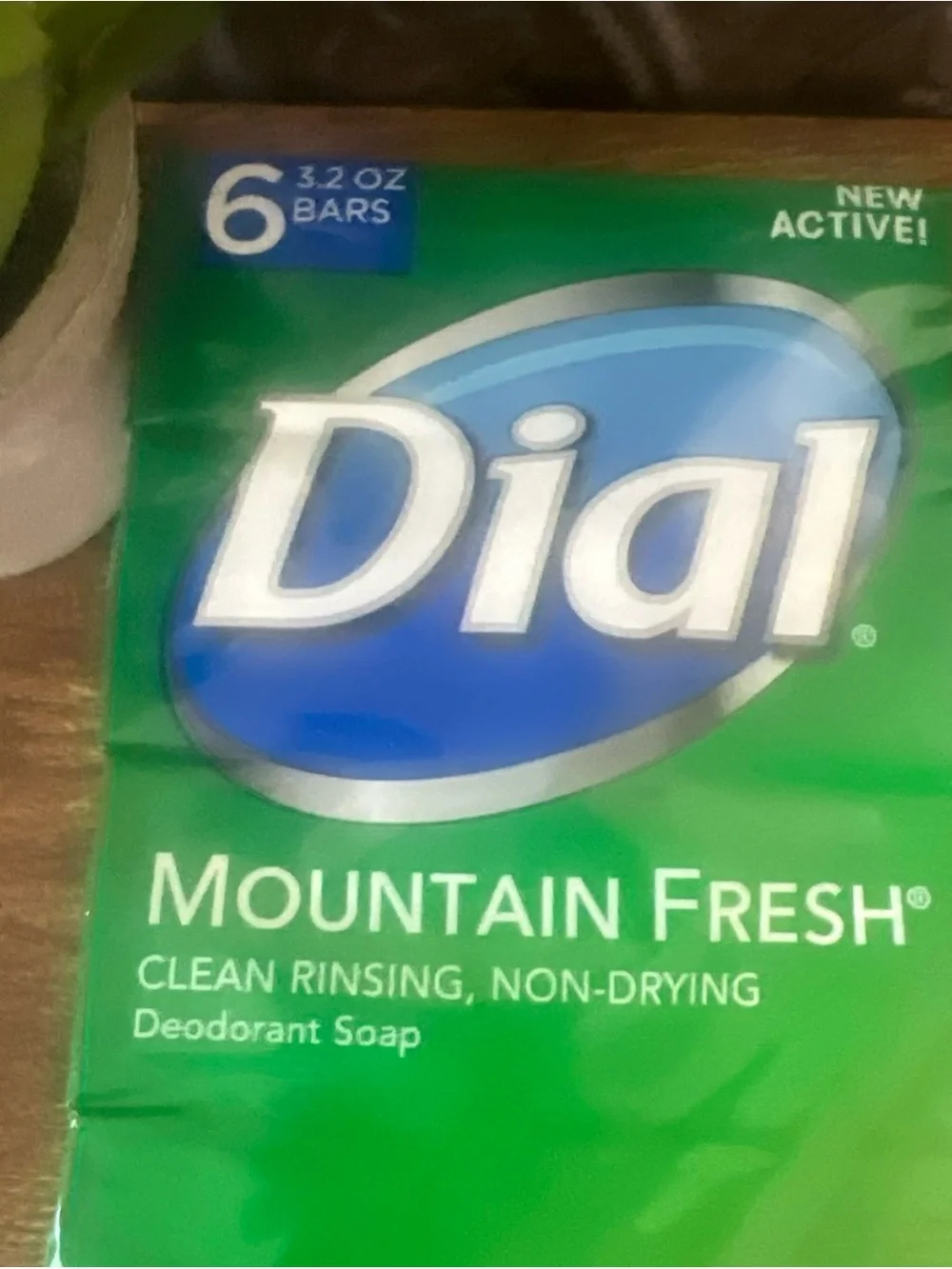 Dial Mountain Fresh Antibacterial Deodorant Bar Soap 6 Pack 3.2oz Discontinued